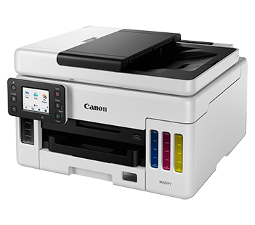 Canon Maxify GX6070 A4 Easy Refillable Ink Tank Printer All In One-( Auto Duplex Print/ Scan/ Copy ) Direct Wireless Connection/ Wired Lan